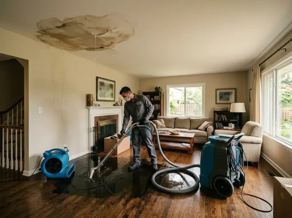 attic-pipe-burst-ceiling-drip-008 — frequently asked questions, Water Damage Restoration & Carpet Care in Dania Beach, FL